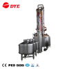 DYE 500 lt copper distiller alambic distilation alcohol electrik column distillation of alcohol