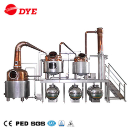 2000L Copper Pot Still Distillation Equipment for Rum Whisky Brandy
