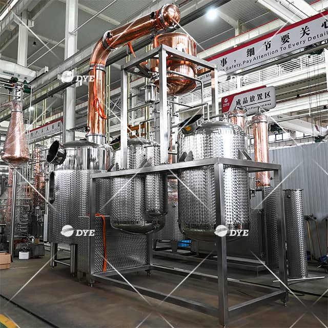 Vacuum Distiller Spirit Distillation Equipment Stainless Steel +Copper Vacuum Distillation High Quality Vacuum Still for Sale