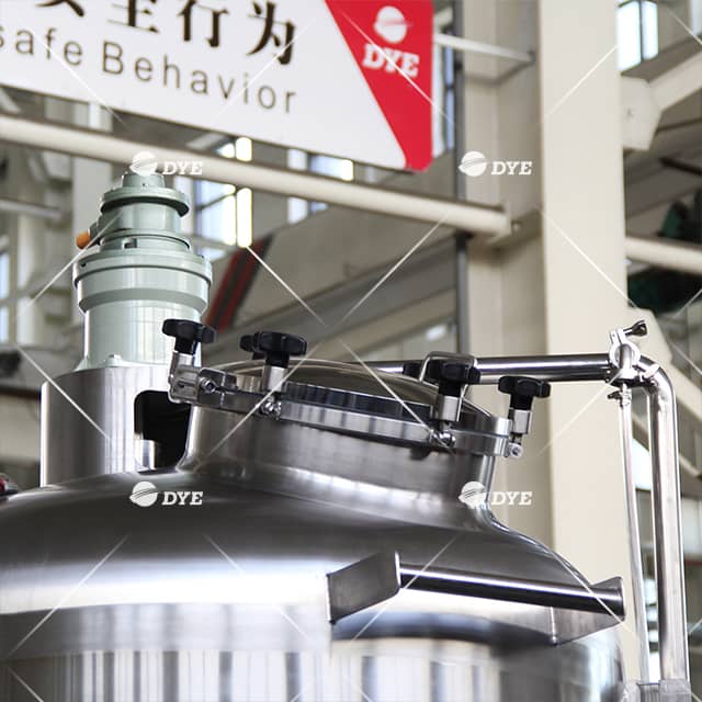 2000L Mixing Tank Blending Tanks for Brewing with Pneumatic Agitator 