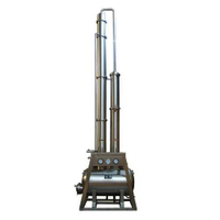Pharmaceutical equipment alcohol recovery tower for dilute alcohol distillation, solvent recycling machine 