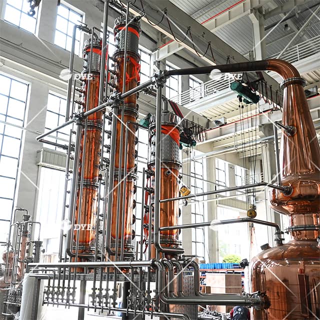 Vodka Still Multi-column Distillation Equipment Copper Spirit Distillery System