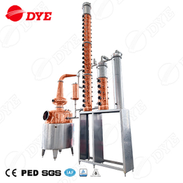 Multifunctional Distillation Equipment Long Column Distillery Copper Distillery Still