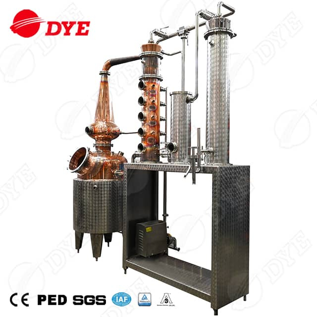 500L Spirit Distillery Gin Whiskey Brandy Distillery Still Equipment Efficient Spirit Distillation System