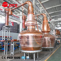 Copper Double Pot Still Pot Distilling Whiskey Distilling Equipment Custom Potstill 