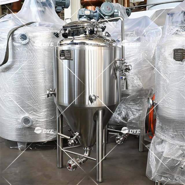 300L Stainless Steel Beer Fermenter with Agitator High Efficiency Fermentation Tank for Sales