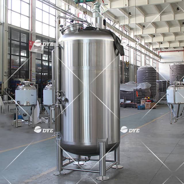2000L Mixing Tank Blending Tanks for Brewing with Pneumatic Agitator 