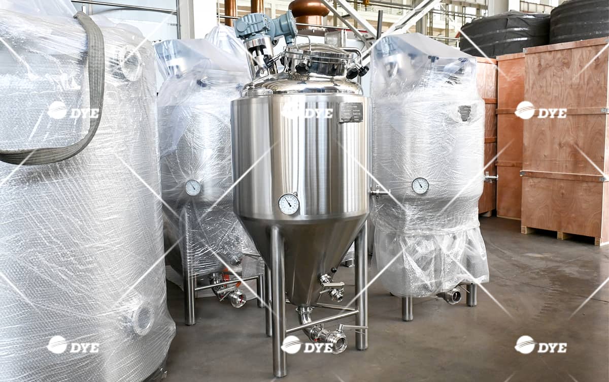 300L Stainless Steel Beer Fermenter with Agitator