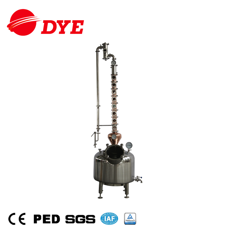 DYE 300 gallons per hour distillation column home distiller alcohol distillation small kit