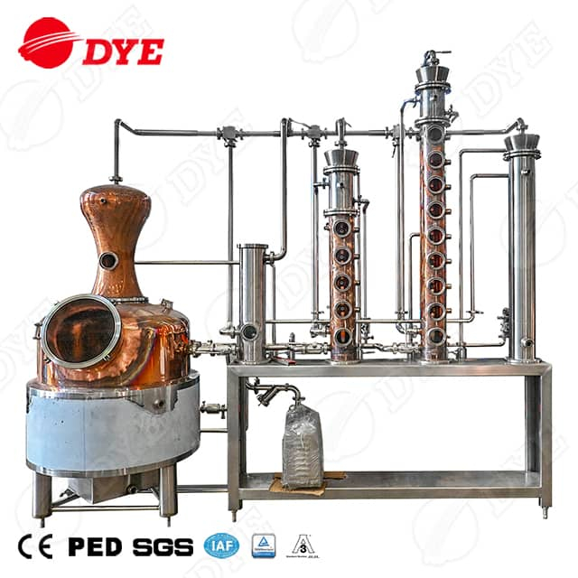 500L Spirit Distillery Column still Gin Distillation Vodka Brandy Whiskey Rum Distilling Equipment for Sale