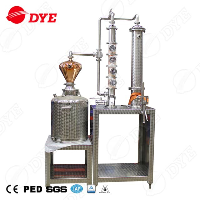 50L Column Still Whiskey Distiller Brandy Distilling Equipment Rum Distillery Ideal for Home And Small Workshops