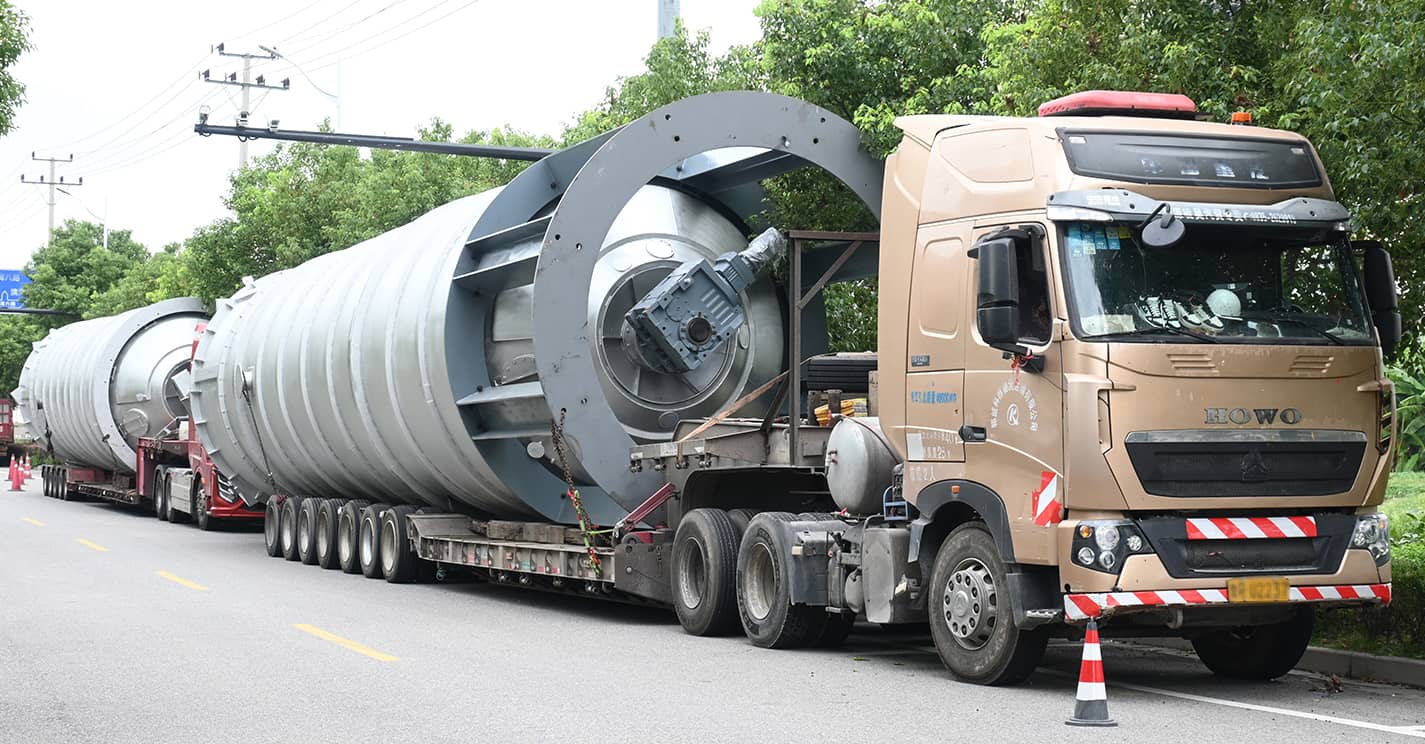 A Grand Departure! The 100-ton Chemical Giant Mixing Tank Is Shipped Today
