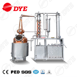500L Alcohol Distillation Equipment Whiskey Making Machine Commercial Gin Still 
