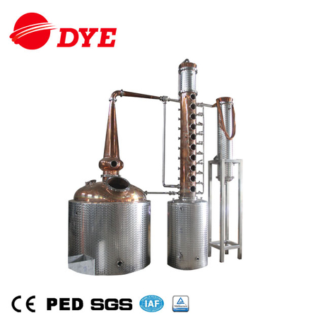 DYE-I 5000L Industrial Alcohol Distillery Equipment Commercial Copper  Whisky Distiller for Sale - DAEYOO