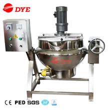 Electric Heating 50L-500L Tilting Sandwich Pot Jacketed Pot Kettle Stirring Scraping 