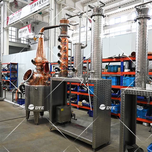 500L Spirit Distillery Gin Whiskey Brandy Distillery Still Equipment Efficient Spirit Distillation System