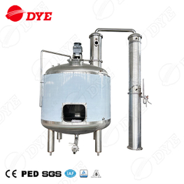 2500L Pot Still 304 Stainless Steel Distillation Equipment SS Still