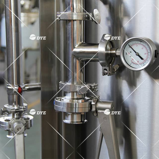 2000L Mixing Tank Blending Tanks for Brewing with Pneumatic Agitator 