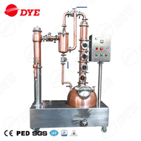 30L Small Pot Still Electric Copper Still Pot Distilling with Gin Basket