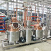 DYE 100L Double Pot Still Whisky Copper Distillation Equipment Multifunctional Small Still