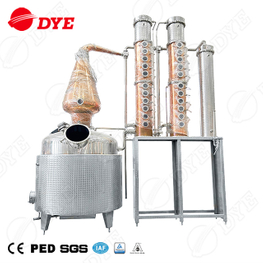 500L Multifunctional Copper Distiller Edible Ethanol Distillation Equipment