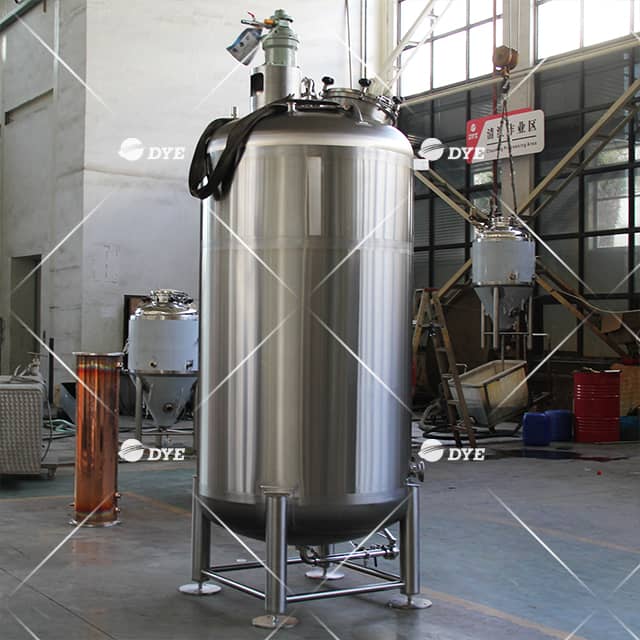 2000L Mixing Tank Blending Tanks for Brewing with Pneumatic Agitator 
