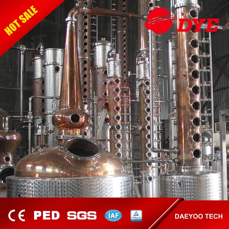 300gallon Copper Alcohol whisky Distillation Equipment 