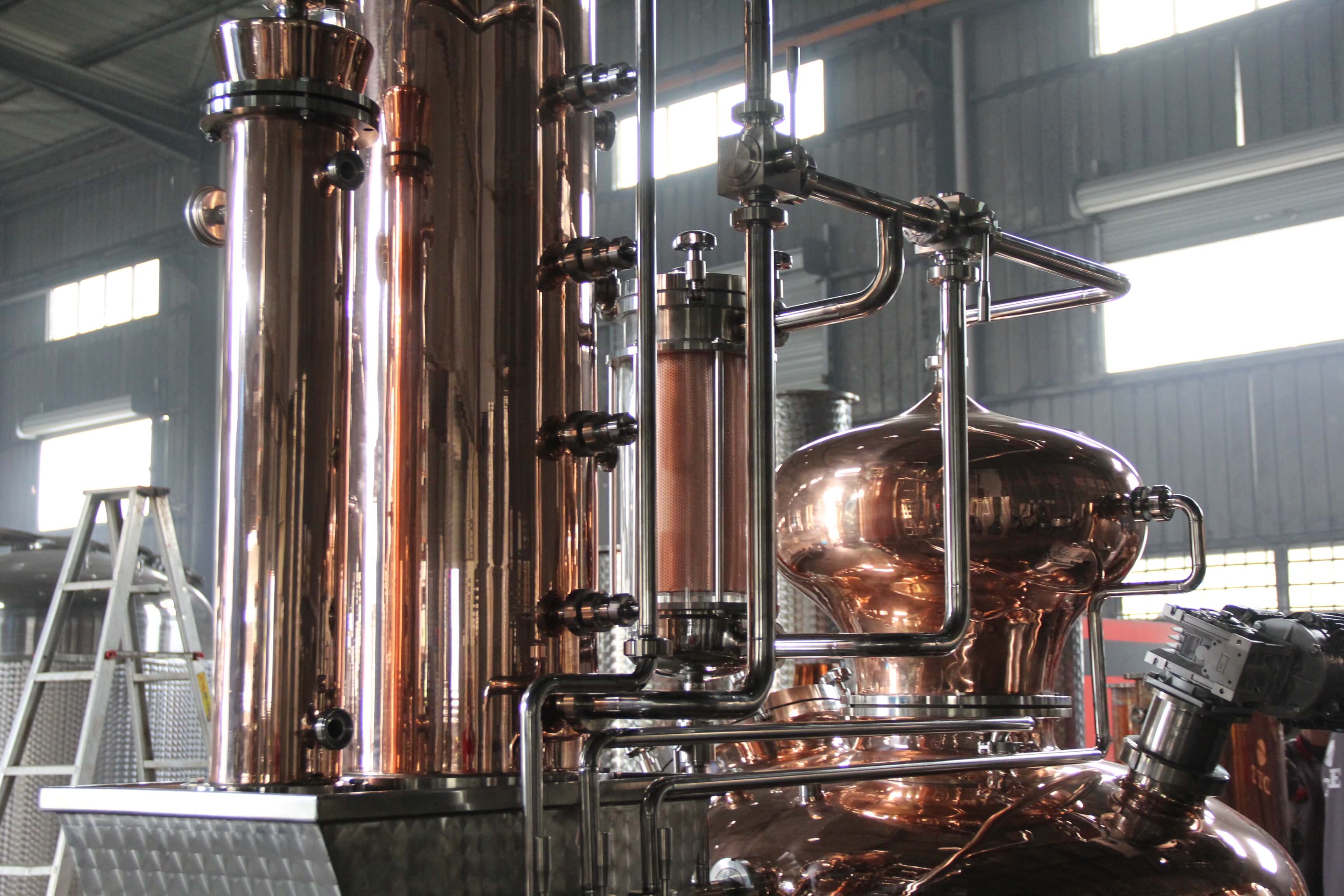 200L Copper Distillery Equipment for Prime Whisky Gin Distilling 