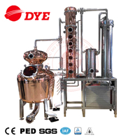 DYE-II 200L Alcohol Dstillation Equipment Copper Whisky Gin still for Sale