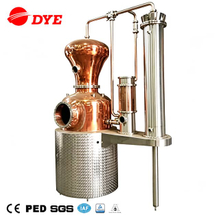 Micro Craft Copper Pot Still with Copper Helmet for Gin Vodka Whisky Brandy Rum Distillery 