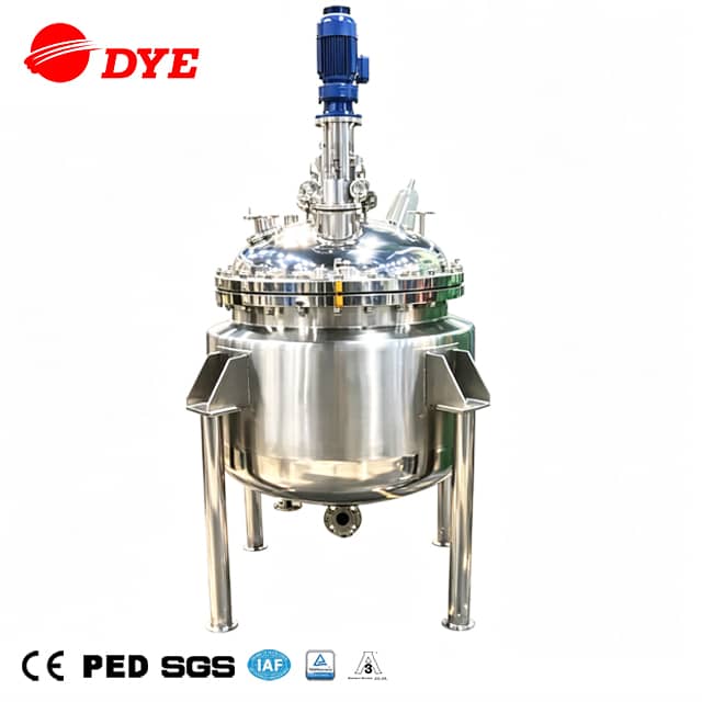 300L-6000L Multifunction Sanitary Chemical Reactor Tank Industrial Medicine Batch Reactor for Sale