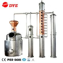 500L Alcohol Distillery Equipment Copper Distillation Column Gin Still for Sale