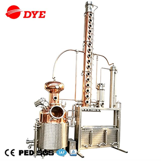 Professional Distillery Equipment with Long Distillation Columns And Gin Baskets, Customized Leading Multi-effect Distillation Equipment.