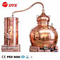 100 Gallons- 500 Gallon Charente Copper Distillery Equipment