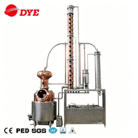 300L Professional Distilling Equipment with Gin Basket And Long Distillation Column for Gin Vodka Distilling