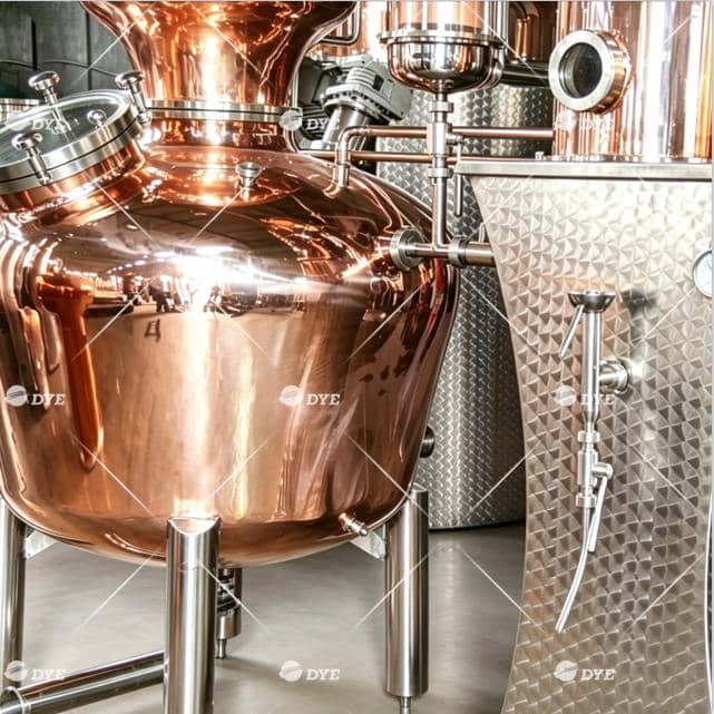 200L Copper Distillery Equipment for Prime Whisky Gin Distilling 