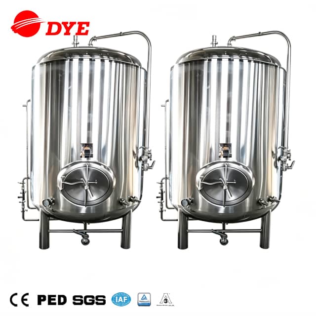 DYE stainless steel Bright Beer Tanks water storage for sale