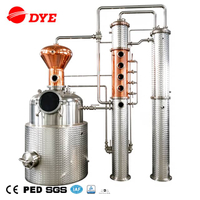 Copper Distiller Industrial Alcohol Whisky Distillation Equipment