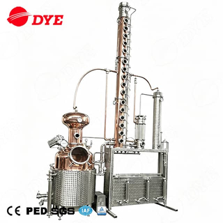 Professional Distillery Equipment with Long Distillation Columns And Gin Baskets, Customized Leading Multi-effect Distillation Equipment.