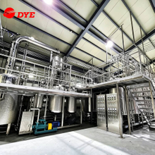 Turnkey Distillery System Includes 1000L Vacuum Still And Various Equipment on A Saccharification, Fermentation, And Distillation Line