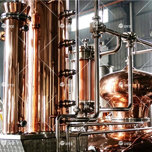 200L Copper Distillery Equipment for Prime Whisky Gin Distilling 