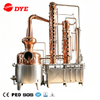 DYE distillery 500L copper alembic still vodka distillation equipment ethanol production plant