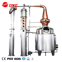 T500 Copper still Copper Alembic Column still Custom Copper Stills Copper Column still for Sale