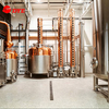 The Distillery Turnkey Project Includes 1000L Copper Still with Two Distilling Columns, As Well As A Fermenter, Mashing Tank, And Storage Tank