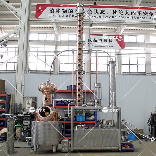 300L Professional Distilling Equipment with Gin Basket And Long Distillation Column for Gin Vodka Distilling