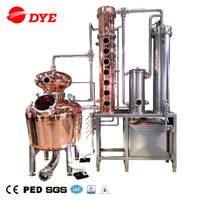 DYE-II 200L Alcohol Dstillation Equipment Copper Whisky Gin still for Sale