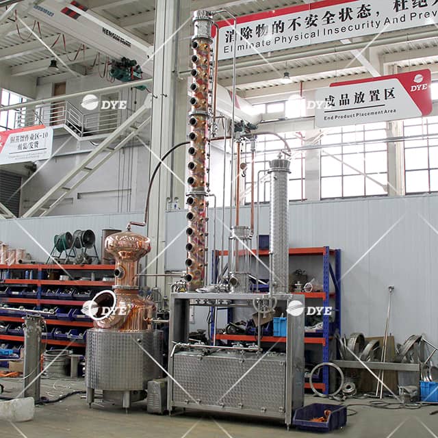 300L Professional Distilling Equipment with Gin Basket And Long Distillation Column for Gin Vodka Distilling
