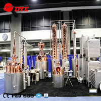 DYE1000l copper reflux alcohol still reflux column for whisky rum gin vodka brandy distillery products