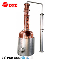 DYE Steam Heating Whisky Gin Brandy Copper Distilling Equipment 