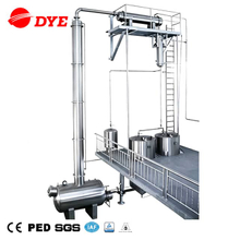 Pharmaceutical Equipment Alcohol Recovery Tower for Dilute Alcohol Distillation, Solvent Recycling Machines